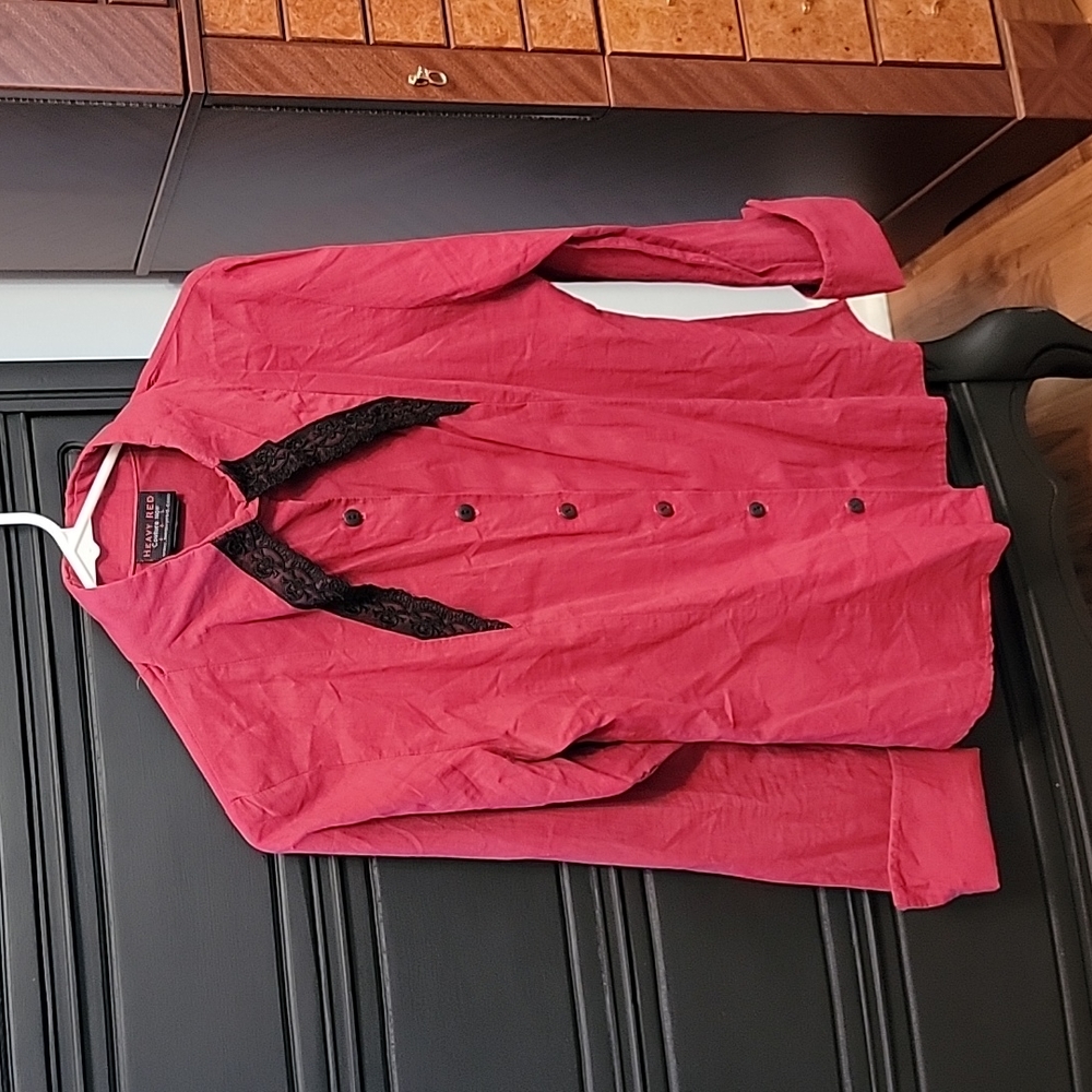 Heavy Red Gothic Shirt